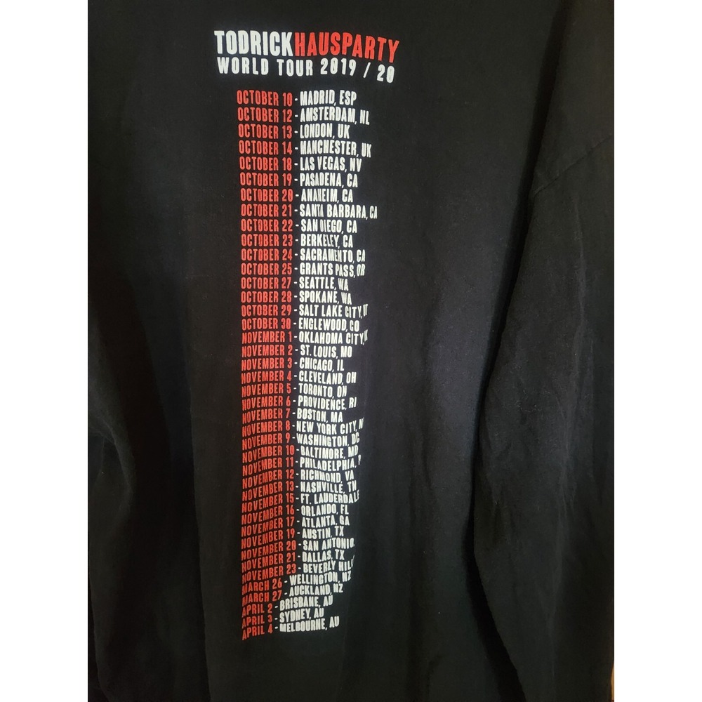 Todrick Hall HausParty World Tour Double Sided t-shirt adult size XL 2019 2020 - Picture 6 of 6